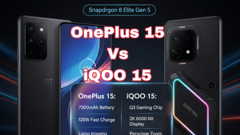 OnePlus 15 Vs iQOO 15