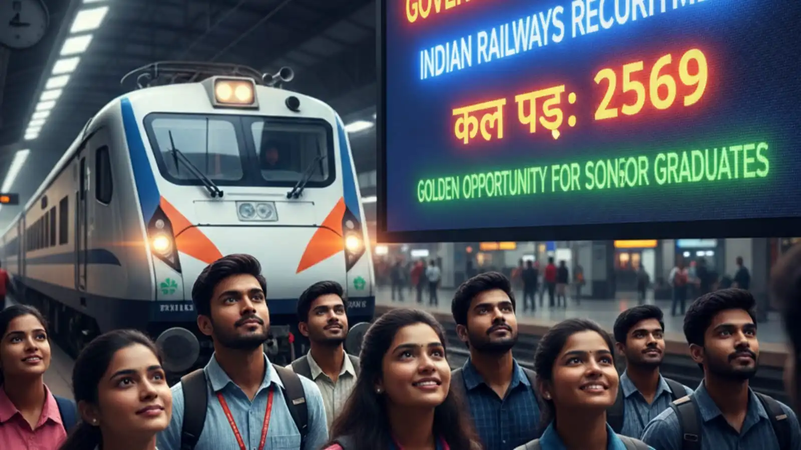 सरकारी नौकरी 2025 रेलवे में 2569 पदों पर बंपर भर्ती शुरू, इंजीनियरिंग ग्रेजुएट्स के लिए गोल्डन चांस!